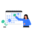 Animated yoga skills showcase